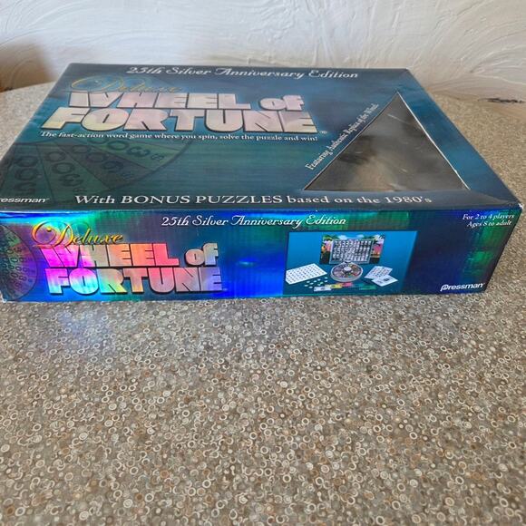 Wheel Of Fortune Deluxe 25th Silver Anniversary Edition with all pieces 2007 - Picture 6 of 8